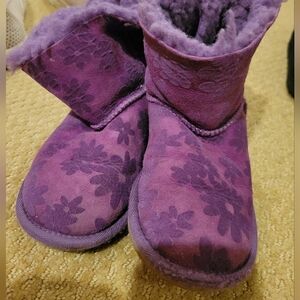 UGG Kids Purple Boots